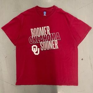 NCAA red Okahoma Sooners collegiate tee‎